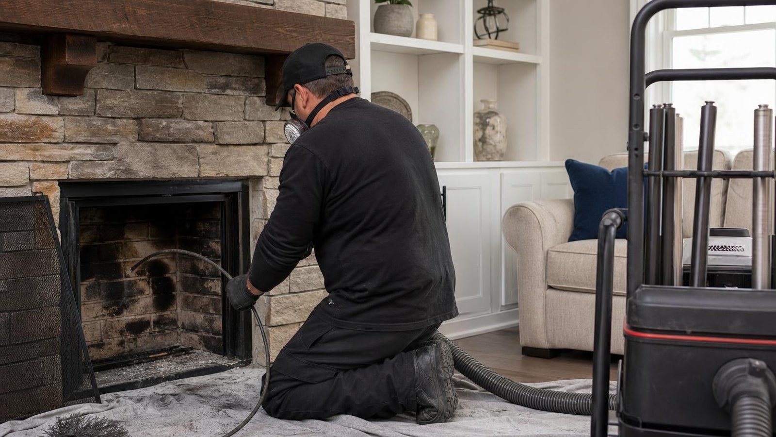 Practical chimney sweep & inspection in West Islip